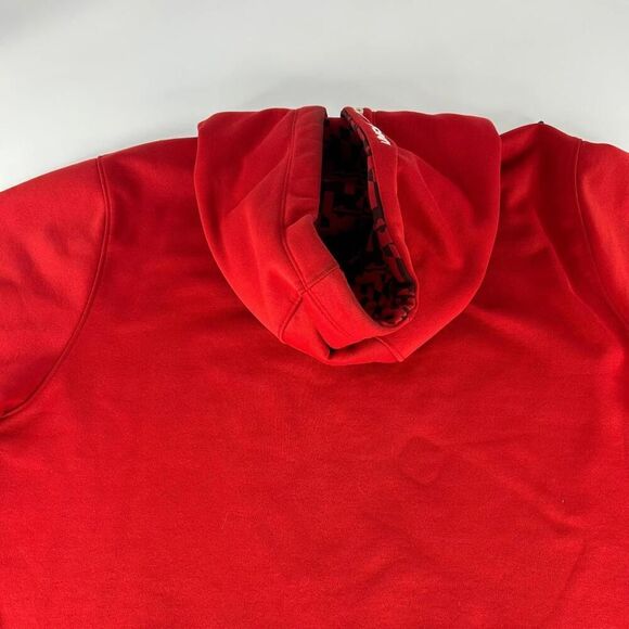 Under Armour UA Storm1 Hoodie Mens XL Loose Fit Red Fleece Pullover Sweatshirt - Picture 12 of 12